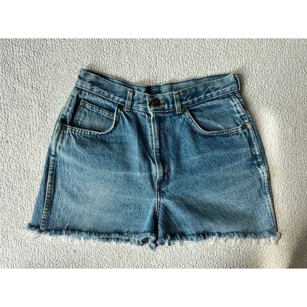 Vintage 90s Chic High Waisted Denim Cut Off Shorts USA Made Women’s Medium